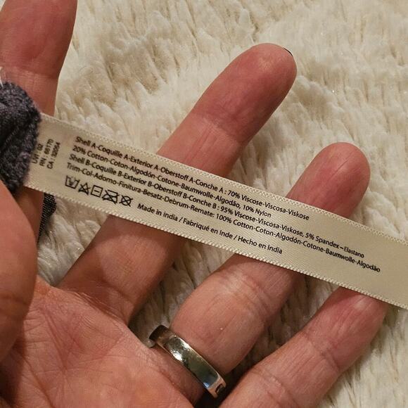 Free People S FP purple lace Adella Frilled Chemise Sexy. Flowy Flared. Delicate - Picture 11 of 14